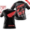PREMIUM JUST FCKN GONNA SEND IT – CUSTOM NAME – HONDA - BLACK - T-SHIRT