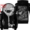 PREMIUM JUST FCKN GONNA SEND IT – CUSTOM NAME – FLY RACING - BLACK - FLEECE ZIP HOODIE