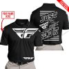 PREMIUM JUST FCKN GONNA SEND IT – CUSTOM NAME – FLY RACING - BLACK -POLO