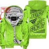 PREMIUM JUST FCKN GONNA SEND IT – CUSTOM NAME – FLY RACING - GREEN 1 - FLEECE ZIP HOODIE