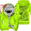 PREMIUM JUST FCKN GONNA SEND IT – CUSTOM NAME – FLY RACING - NEON - FLEECE ZIP HOODIE