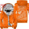PREMIUM JUST FCKN GONNA SEND IT – CUSTOM NAME – FLY RACING - ORANGE - FLEECE ZIP HOODIE