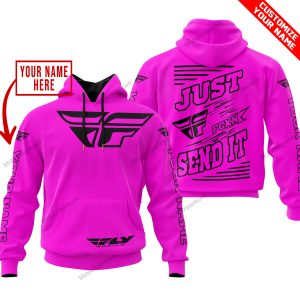 PREMIUM JUST FCKN GONNA SEND IT – CUSTOM NAME – FLY RACING - PINK