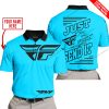PREMIUM JUST FCKN GONNA SEND IT – CUSTOM NAME – FLY RACING - SKY BLUE - POLO