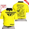 PREMIUM JUST FCKN GONNA SEND IT – CUSTOM NAME – FLY RACING - YELLOW - POLO