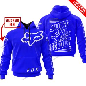 PREMIUM JUST FCKN GONNA SEND IT – CUSTOM NAME – FOX RACING - BLUE