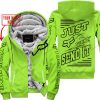 PREMIUM JUST FCKN GONNA SEND IT – CUSTOM NAME – FOX RACING - GREEN 1 - FLEECE ZIP HOODIE