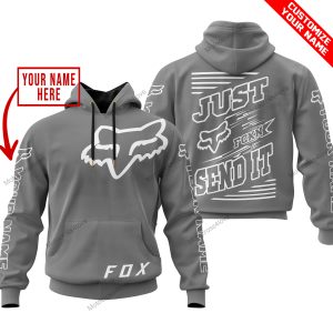 PREMIUM JUST FCKN GONNA SEND IT – CUSTOM NAME – FOX RACING - GREY