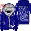 PREMIUM JUST FCKN GONNA SEND IT – CUSTOM NAME – FOX RACING - NAVY - FLEECE ZIP HOODIE