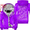 PREMIUM JUST FCKN GONNA SEND IT – CUSTOM NAME – FOX RACING - PURPLE - FLEECE ZIP HOODIE