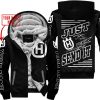 PREMIUM JUST FCKN GONNA SEND IT – CUSTOM NAME – HUSQVARNA - BLACK - FLEECE ZIP HOODIE
