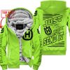 PREMIUM JUST FCKN GONNA SEND IT – CUSTOM NAME – HUSQVARNA - GREEN 1 - FLEECE ZIP HOODIE