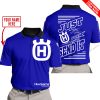 PREMIUM JUST FCKN GONNA SEND IT – CUSTOM NAME – HUSQVARNA - NAVY - POLO