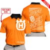 PREMIUM JUST FCKN GONNA SEND IT – CUSTOM NAME – HUSQVARNA - ORANGE - POLO SHIRT