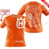 PREMIUM JUST FCKN GONNA SEND IT – CUSTOM NAME – HUSQVARNA - ORANGE - T-SHIRT