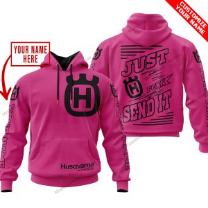 PREMIUM JUST FCKN GONNA SEND IT – CUSTOM NAME – HUSQVARNA - PINK 1