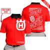 PREMIUM JUST FCKN GONNA SEND IT – CUSTOM NAME – HUSQVARNA - RED - POLO SHIRT