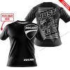 PREMIUM JUST FCKN GONNA SEND IT – CUSTOM NAME – DUCATI - BLACK - T-SHIRT