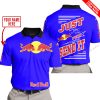 PREMIUM JUST FCKN GONNA SEND IT – CUSTOM NAME – RED BULL – BLUE - POLO SHIRT