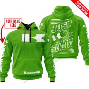 PREMIUM JUST FCKN GONNA SEND IT – CUSTOM NAME – KAWASAKI - GREEN