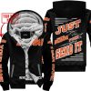 PREMIUM JUST FCKN GONNA SEND IT – CUSTOM NAME – KTM - BLACK - FLEECE ZIP HOODIE