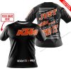 PREMIUM JUST FCKN GONNA SEND IT – CUSTOM NAME – KTM - BLACK - T-SHIRT