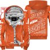PREMIUM JUST FCKN GONNA SEND IT – CUSTOM NAME – KTM - ORANGE - FLEECE ZIP HOODIE
