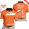 PREMIUM JUST FCKN GONNA SEND IT – CUSTOM NAME – KTM - ORANGE - POLO SHIRT