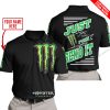 PREMIUM JUST FCKN GONNA SEND IT – CUSTOM NAME – MONSTER - BLACK - POLO SHIRT