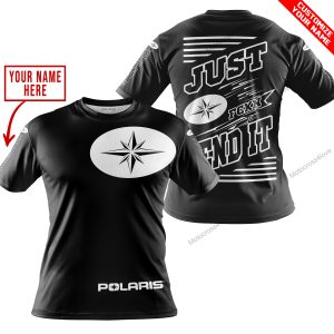 PREMIUM JUST FCKN GONNA SEND IT – CUSTOM NAME – POLARIS - BLACK - T-SHIRT