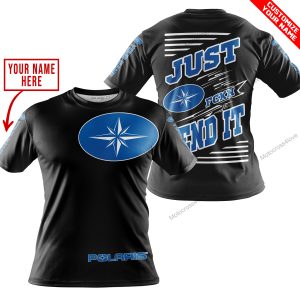 PREMIUM JUST FCKN GONNA SEND IT – CUSTOM NAME – POLARIS - BLACK V1 - T-SHIRT