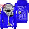 PREMIUM JUST FCKN GONNA SEND IT – CUSTOM NAME – SEA DOO - BLUE - FLEECE ZIP HOODIE