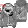 PREMIUM JUST FCKN GONNA SEND IT – CUSTOM NAME – SEA DOO - GREY - FLEECE ZIP HOODIE