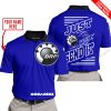 PREMIUM JUST FCKN GONNA SEND IT – CUSTOM NAME – SEA DOO - NAVY - POLO SHIRT