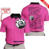 PREMIUM JUST FCKN GONNA SEND IT – CUSTOM NAME – SEA DOO - PINK 1 - POLO SHIRT