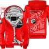 PREMIUM JUST FCKN GONNA SEND IT – CUSTOM NAME – SEA DOO - RED - FLEECE ZIP HOODIE