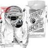 PREMIUM JUST FCKN GONNA SEND IT – CUSTOM NAME – SEA DOO - WHITE - FLEECE ZIP HOODIE