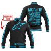 MX DAD - PERSONALISED GIFTS FOR CHILDREN & ADULTS - ALPINESTARS - SKY BLUE - BASEBALL JACKET