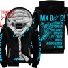 MX DAD - PERSONALISED GIFTS FOR CHILDREN & ADULTS - ALPINESTARS - SKY BLUE - FLEECE ZIP HOODIE