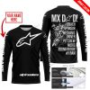 MX DAD - PERSONALISED GIFTS FOR CHILDREN & ADULTS - ALPINESTARS - WHITE - JERSEY