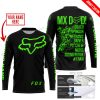 MX DAD - PERSONALISED GIFTS FOR CHILDREN & ADULTS - FOX RACING - GREEN BLACK - JERSEY