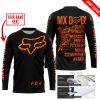 MX DAD - PERSONALISED GIFTS FOR CHILDREN & ADULTS - FOX RACING - ORANGE BLACK - JERSEY