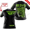 MX DAD - PERSONALISED GIFTS FOR CHILDREN & ADULTS - FLY RACING - GREEN 1 - T-SHIRT