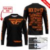MX DAD - PERSONALISED GIFTS FOR CHILDREN & ADULTS - FLY RACING - ORANGE - JERSEY