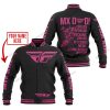 MX DAD - PERSONALISED GIFTS FOR CHILDREN & ADULTS - FLY RACING - PINK 1 - BASEBALL JACKET
