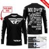 MX DAD - PERSONALISED GIFTS FOR CHILDREN & ADULTS - FLY RACING - WHITE - JERSEY