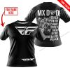 MX DAD - PERSONALISED GIFTS FOR CHILDREN & ADULTS - FLY RACING - WHITE - T-SHIRT