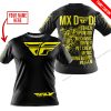 MX DAD - PERSONALISED GIFTS FOR CHILDREN & ADULTS - FLY RACING - YELLOW - T-SHIRT