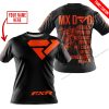 MX DAD - PERSONALISED GIFTS FOR CHILDREN & ADULTS - FXR - BLACK ORANGE - T-SHIRT