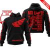 MX DAD - PERSONALISED GIFTS FOR CHILDREN & ADULTS - HONDA -BLACK RED
